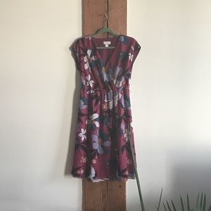 Floral Wrap Dress